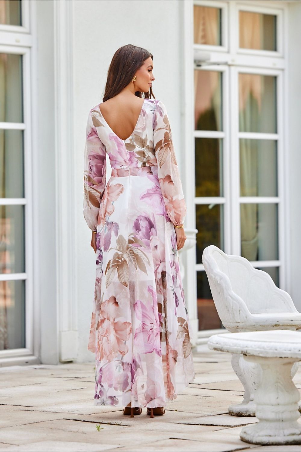 Vienna Whispers: Asymmetric Maxi Daydress
