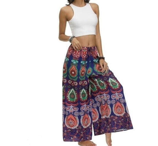 Coastal Muse Wide-Leg Palazzo Pants