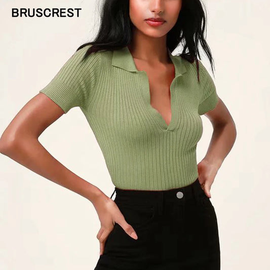 Palm Court Cropped Polo