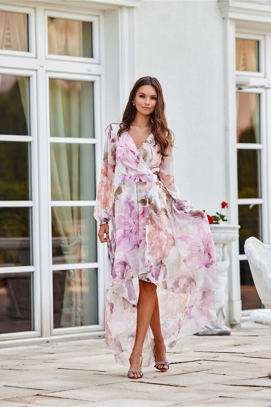 Vienna Whispers: Asymmetric Maxi Daydress