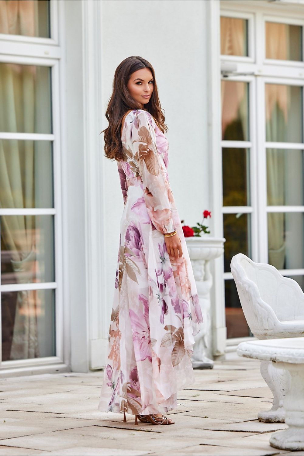 Vienna Whispers: Asymmetric Maxi Daydress